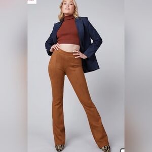 Spanx Faux Suede flare Medium Tall